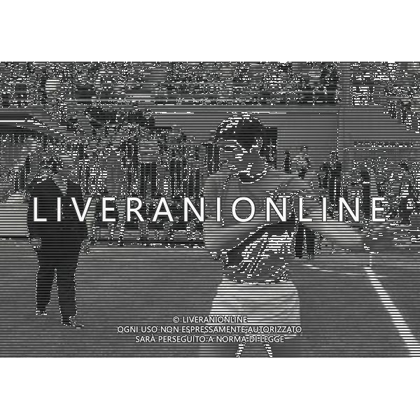 1972 MILANO PARTITA ITALIA BELGIO NELLA FOTO GIGI RIVA AG ALDO LIVERANI SAS