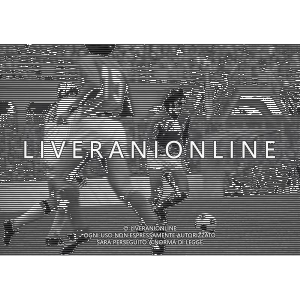 1972 MILANO PARTITA ITALIA BELGIO NELLA FOTO PIETRO ANASTASI AG ALDO LIVERANI SAS