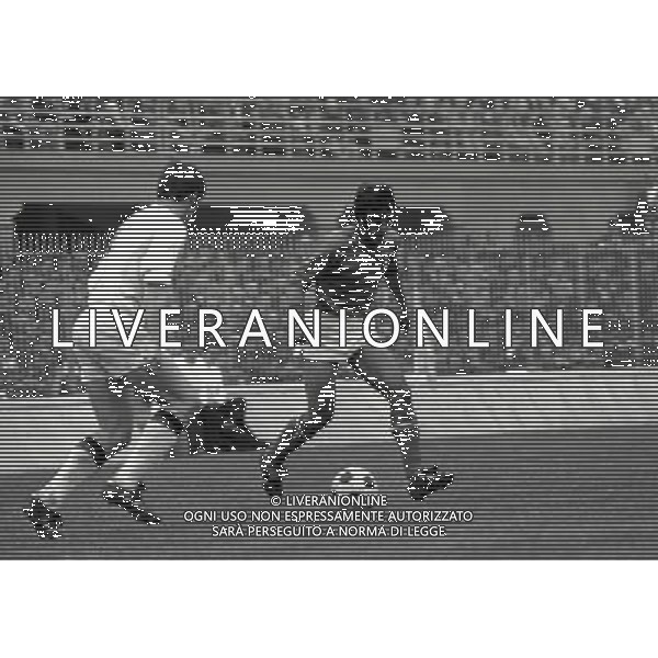 1972 MILANO PARTITA ITALIA BELGIO NELLA FOTO PIETRO ANASTASI AG ALDO LIVERANI SAS