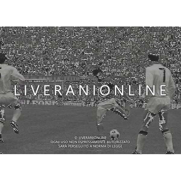 1972 MILANO PARTITA ITALIA BELGIO NELLA FOTO GIGI RIVA AG ALDO LIVERANI SAS