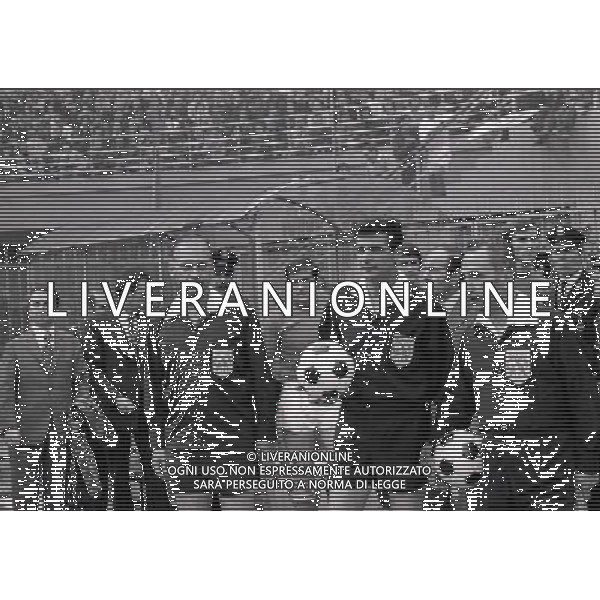 1972 MILANO PARTITA ITALIA BELGIO NELLA FOTO ARBITRO NIKOLOV AG ALDO LIVERANI SAS