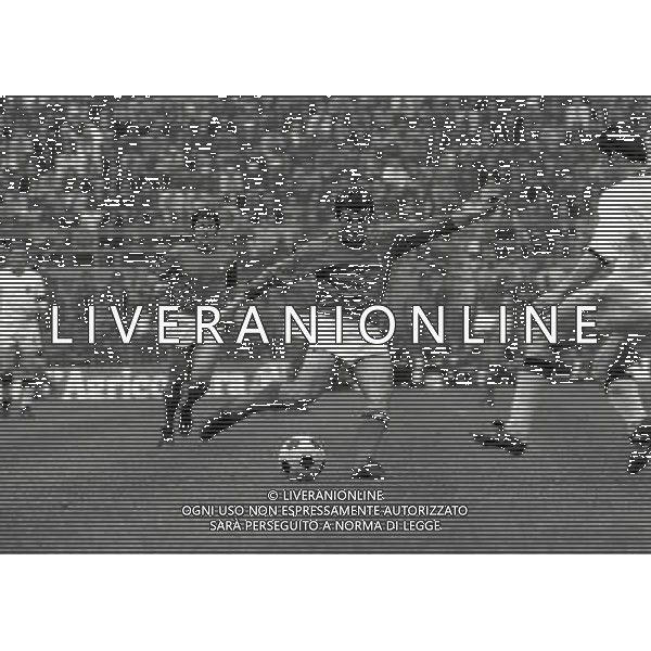 1972 MILANO PARTITA ITALIA BELGIO NELLA FOTO GIANFRANCO BEDIN AG ALDO LIVERANI SAS