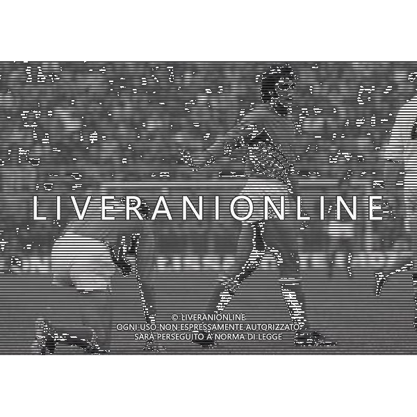 1972 MILANO PARTITA ITALIA BELGIO NELLA FOTO SANDRO MAZZOLA E PIETRO ANASTASI AG ALDO LIVERANI SAS