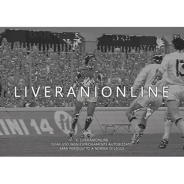 1972 MILANO PARTITA ITALIA BELGIO NELLA FOTO FRANCO CAUSIO AG ALDO LIVERANI SAS