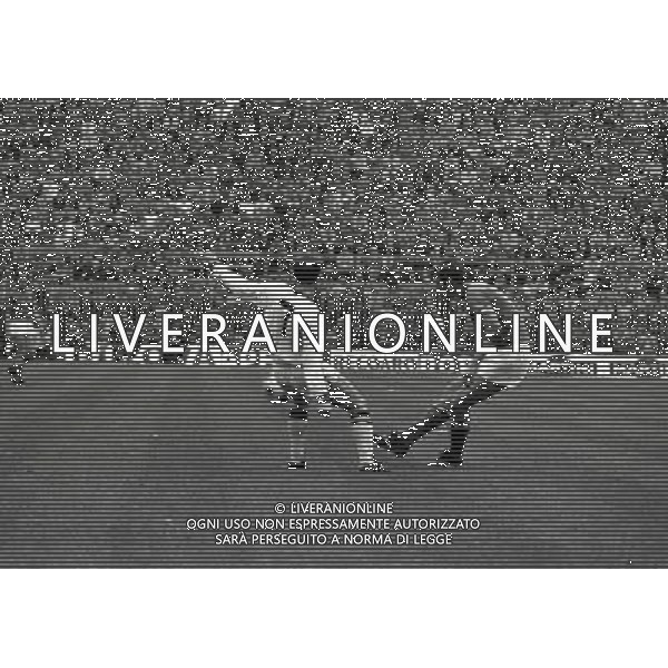 1972 MILANO PARTITA ITALIA BELGIO NELLA FOTO GIACINTO FACCHETTI AG ALDO LIVERANI SAS