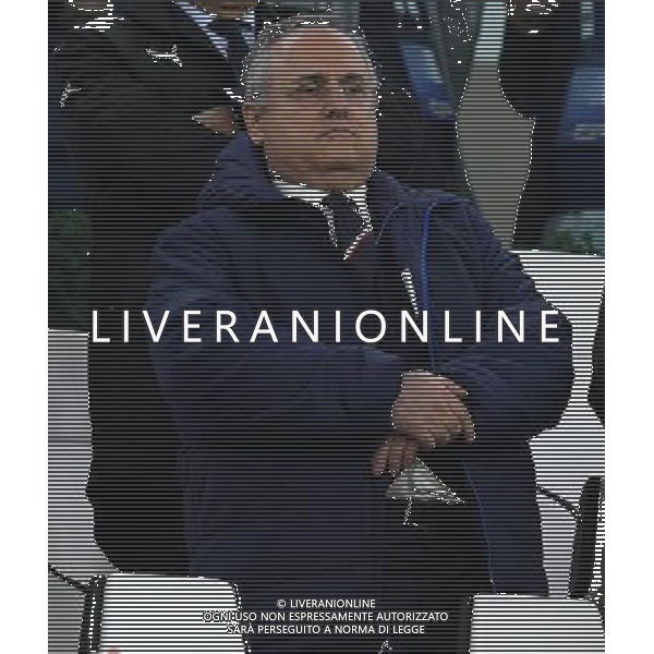 Qualificazioni al Campionato Mondiale FIFA Russia 2018 Gruppo G Torino - 06.10.2016 Italia-Spagna Nella Foto: claudio lotito in panchina /Ph.Vitez-Ag. Aldo Liverani