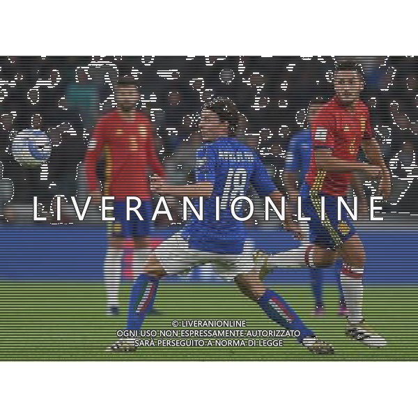 Qualificazioni al Campionato Mondiale FIFA Russia 2018 Gruppo G Torino - 06.10.2016 Italia-Spagna Nella Foto:koke montolivo riccardo /Ph.Vitez-Ag. Aldo Liverani