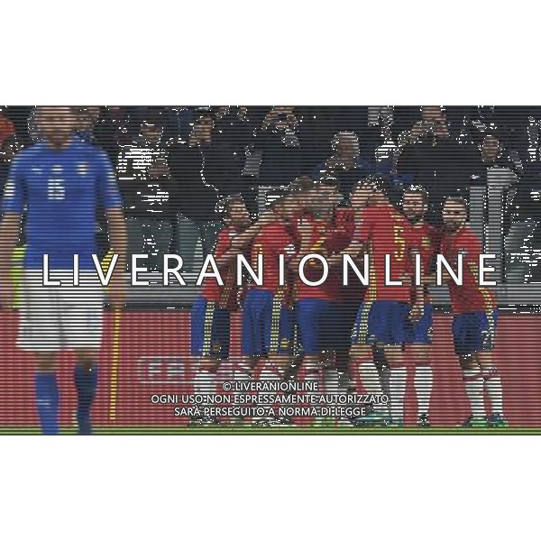 Qualificazioni al Campionato Mondiale FIFA Russia 2018 Gruppo G Torino - 06.10.2016 Italia-Spagna Nella Foto:vitolo esultanza dopo il gol /Ph.Vitez-Ag. Aldo Liverani