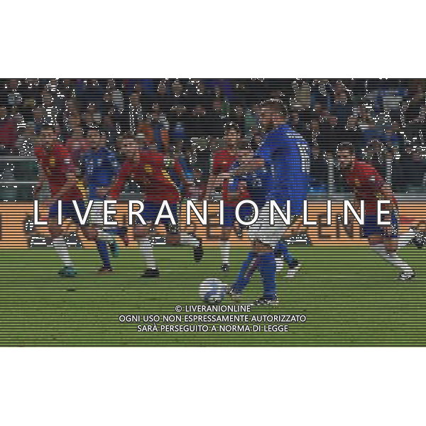 Qualificazioni al Campionato Mondiale FIFA Russia 2018 Gruppo G Torino - 06.10.2016 Italia-Spagna Nella Foto: il gol su rigore di daniele de rossi /Ph.Vitez-Ag. Aldo Liverani