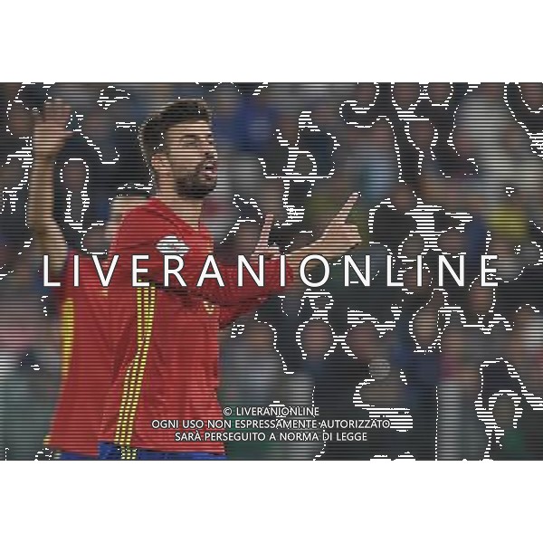 Qualificazioni al Campionato Mondiale FIFA Russia 2018 Gruppo G Torino - 06.10.2016 Italia-Spagna Nella Foto:pique /Ph.Vitez-Ag. Aldo Liverani