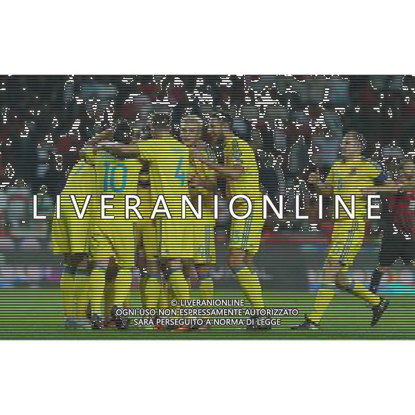 World Cup 2018 qualifier Group I football match between Turkey vs Ukraine at Torku Arena in Konya, Turkey on October 06 , 2016. Pictured : Ukrainan players celebrates for Andriy Yarmolenko \' s goal. KWALIFIKACJE ELIMINACJE MISTRZOSTWA SWIATA ROSJA 2018 PILKA NOZNA SEZON 2016/2017 TURCJA vs UKRAINA FOT.SESKIM PHOTO/NEWSPIX.PL POLAND, TURKEY, GERMANY, AUSTRIA AND UK OUT !!! --- Newspix.pl AG ALDO LIVERANI SAS ONLY ITALY *** Local Caption *** www.newspix.pl mail us: info@newspix.pl call us: 0048 022 23 22 222 --- Polish Picture Agency by Ringier Axel Springer Poland
