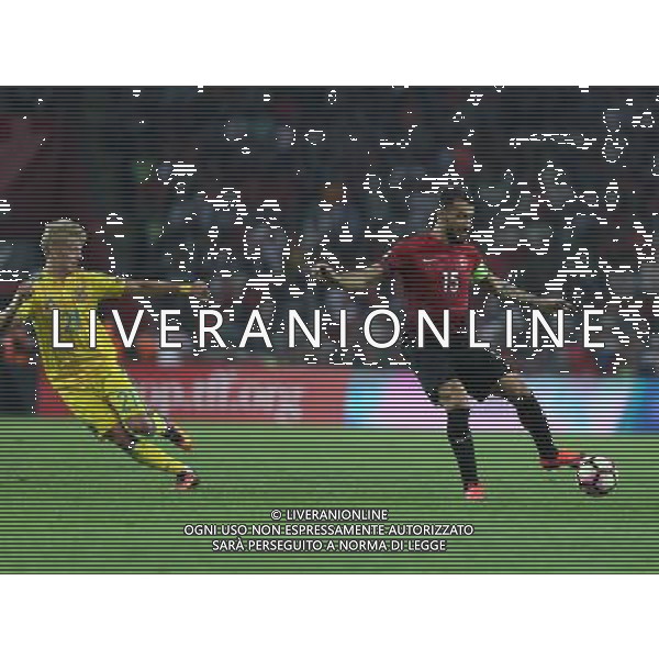 World Cup 2018 qualifier Group I football match between Turkey vs Ukraine at Torku Arena in Konya, Turkey on October 06 , 2016. Pictured : Mehmet Topal of Turkey and Oleksandr Zinchenko #21 of Ukraine. KWALIFIKACJE ELIMINACJE MISTRZOSTWA SWIATA ROSJA 2018 PILKA NOZNA SEZON 2016/2017 TURCJA vs UKRAINA FOT.SESKIM PHOTO/NEWSPIX.PL POLAND, TURKEY, GERMANY, AUSTRIA AND UK OUT !!! --- Newspix.pl AG ALDO LIVERANI SAS ONLY ITALY *** Local Caption *** www.newspix.pl mail us: info@newspix.pl call us: 0048 022 23 22 222 --- Polish Picture Agency by Ringier Axel Springer Poland