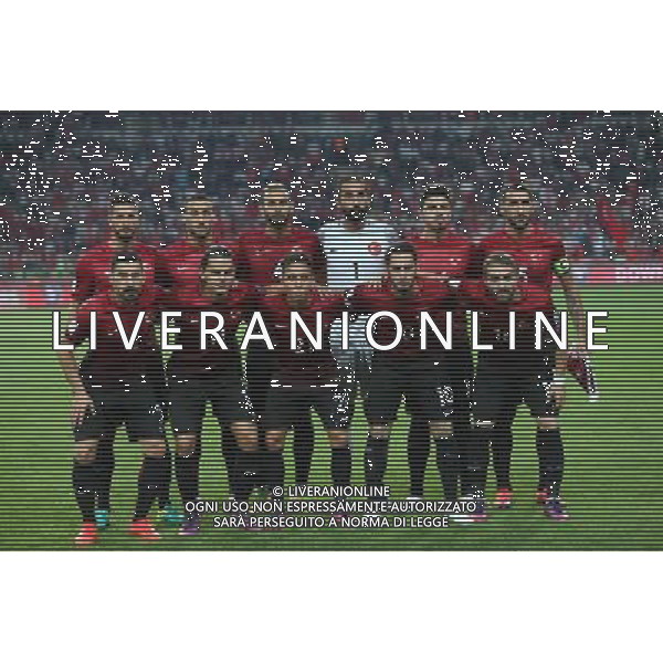 World Cup 2018 qualifier Group I football match between Turkey vs Ukraine at Torku Arena in Konya, Turkey on October 06 , 2016. Pictured : Turkey team photo UP (L-R) Hakan Balta , Cenk Tosun , Omer Toprak , Goalkeeper Volkan Babacan , Ozan Tufan and Mehmet Topal , Down (L-R) Sener Ozbayrakli , Enes Unal , Emre Mor , Hakan Calhanoglu and Caner Erkin. KWALIFIKACJE ELIMINACJE MISTRZOSTWA SWIATA ROSJA 2018 PILKA NOZNA SEZON 2016/2017 TURCJA vs UKRAINA FOT.SESKIM PHOTO/NEWSPIX.PL POLAND, TURKEY, GERMANY, AUSTRIA AND UK OUT !!! --- Newspix.pl AG ALDO LIVERANI SAS ONLY ITALY *** Local Caption *** www.newspix.pl mail us: info@newspix.pl call us: 0048 022 23 22 222 --- Polish Picture Agency by Ringier Axel Springer Poland