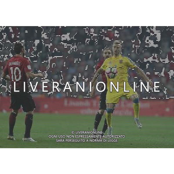 World Cup 2018 qualifier Group I football match between Turkey vs Ukraine at Torku Arena in Konya, Turkey on October 06 , 2016. Pictured : Hakan Calhanoglu , Caner Erkin of Turkey and Andriy Yarmolenko #7 of Ukraine. KWALIFIKACJE ELIMINACJE MISTRZOSTWA SWIATA ROSJA 2018 PILKA NOZNA SEZON 2016/2017 TURCJA vs UKRAINA FOT.SESKIM PHOTO/NEWSPIX.PL POLAND, TURKEY, GERMANY, AUSTRIA AND UK OUT !!! --- Newspix.pl AG ALDO LIVERANI SAS ONLY ITALY *** Local Caption *** www.newspix.pl mail us: info@newspix.pl call us: 0048 022 23 22 222 --- Polish Picture Agency by Ringier Axel Springer Poland