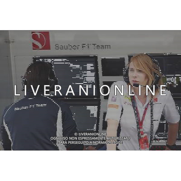 Ruth Buscombe (GBR) Sauber F1 Team Trackside Strategy Engineer 07.10.2016. Formula 1 World Championship, Rd 17, Japanese Grand Prix, Suzuka, Japan, Practice Day. AG ALDO LIVERANI SAS ONLY ITALY
