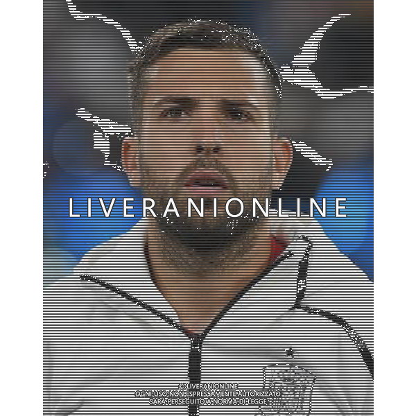 Qualificazioni al Campionato Mondiale FIFA Russia 2018 Gruppo G Torino - 06.10.2016 Italia-Spagna Nella Foto:Jordi Alba /Ph.Vitez-Ag. Aldo Liverani