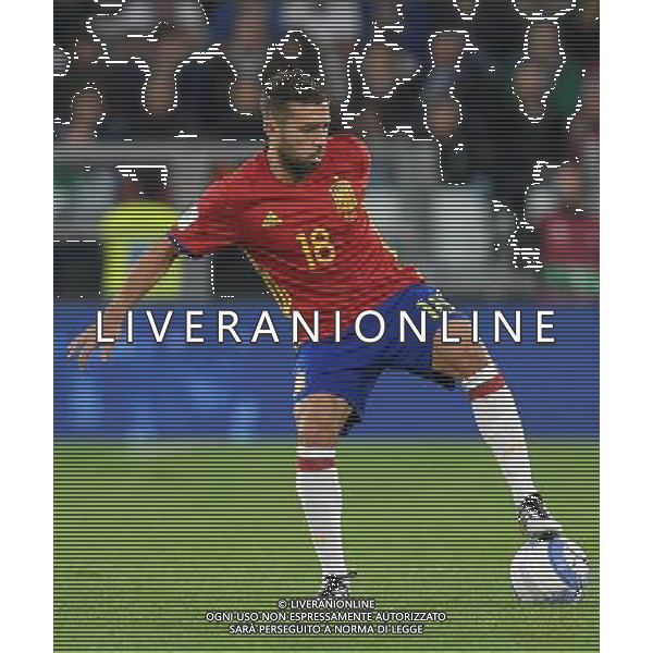 Qualificazioni al Campionato Mondiale FIFA Russia 2018 Gruppo G Torino - 06.10.2016 Italia-Spagna Nella Foto:Jordi Alba /Ph.Vitez-Ag. Aldo Liverani