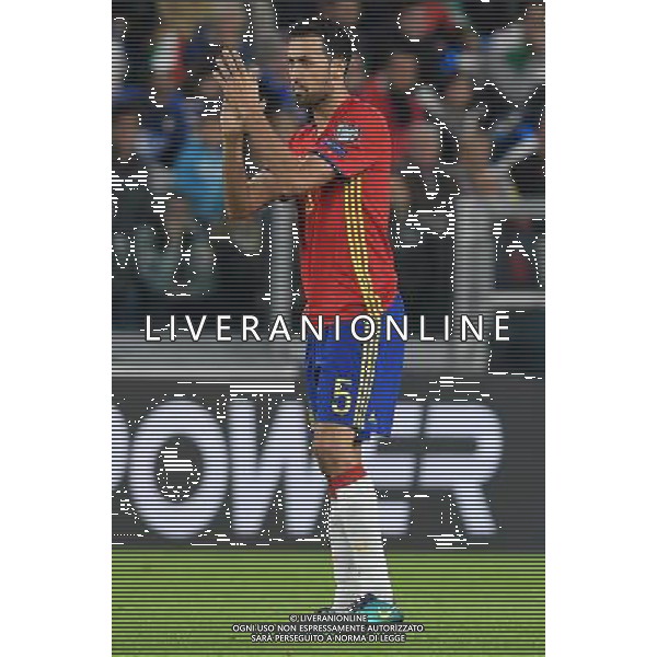 Qualificazioni al Campionato Mondiale FIFA Russia 2018 Gruppo G Torino - 06.10.2016 Italia-Spagna Nella Foto:Busquets Sergio /Ph.Vitez-Ag. Aldo Liverani