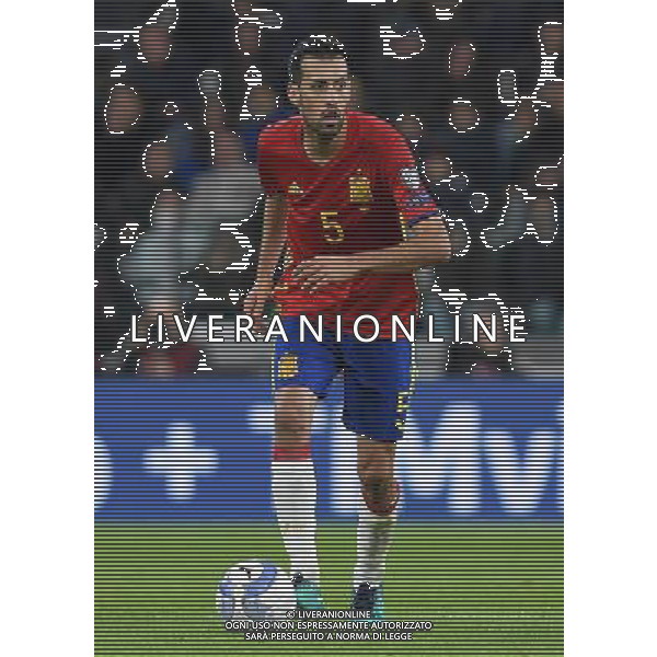 Qualificazioni al Campionato Mondiale FIFA Russia 2018 Gruppo G Torino - 06.10.2016 Italia-Spagna Nella Foto:Busquets Sergio /Ph.Vitez-Ag. Aldo Liverani