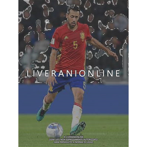 Qualificazioni al Campionato Mondiale FIFA Russia 2018 Gruppo G Torino - 06.10.2016 Italia-Spagna Nella Foto:Busquets Sergio /Ph.Vitez-Ag. Aldo Liverani