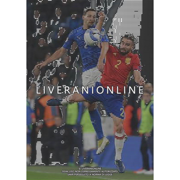 Qualificazioni al Campionato Mondiale FIFA Russia 2018 Gruppo G Torino - 06.10.2016 Italia-Spagna Nella Foto:De Sciglio Mattia - Carvajal Dani /Ph.Vitez-Ag. Aldo Liverani