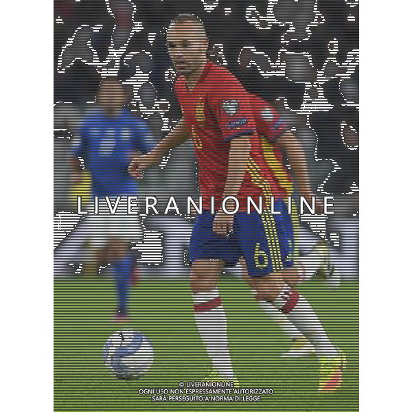 Qualificazioni al Campionato Mondiale FIFA Russia 2018 Gruppo G Torino - 06.10.2016 Italia-Spagna Nella Foto:Iniesta Andreas /Ph.Vitez-Ag. Aldo Liverani