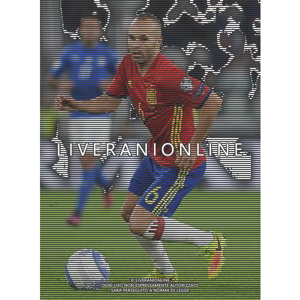 Qualificazioni al Campionato Mondiale FIFA Russia 2018 Gruppo G Torino - 06.10.2016 Italia-Spagna Nella Foto:Iniesta Andreas /Ph.Vitez-Ag. Aldo Liverani