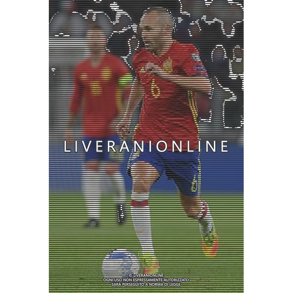 Qualificazioni al Campionato Mondiale FIFA Russia 2018 Gruppo G Torino - 06.10.2016 Italia-Spagna Nella Foto:Iniesta Andreas /Ph.Vitez-Ag. Aldo Liverani