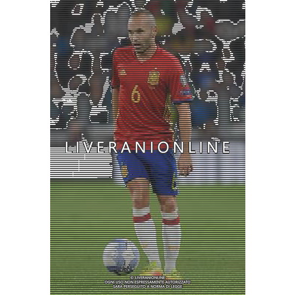 Qualificazioni al Campionato Mondiale FIFA Russia 2018 Gruppo G Torino - 06.10.2016 Italia-Spagna Nella Foto:Iniesta Andreas /Ph.Vitez-Ag. Aldo Liverani