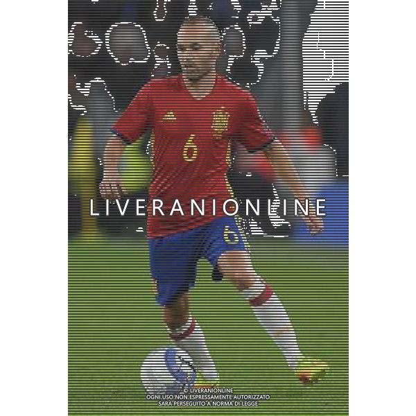 Qualificazioni al Campionato Mondiale FIFA Russia 2018 Gruppo G Torino - 06.10.2016 Italia-Spagna Nella Foto:Iniesta Andreas /Ph.Vitez-Ag. Aldo Liverani