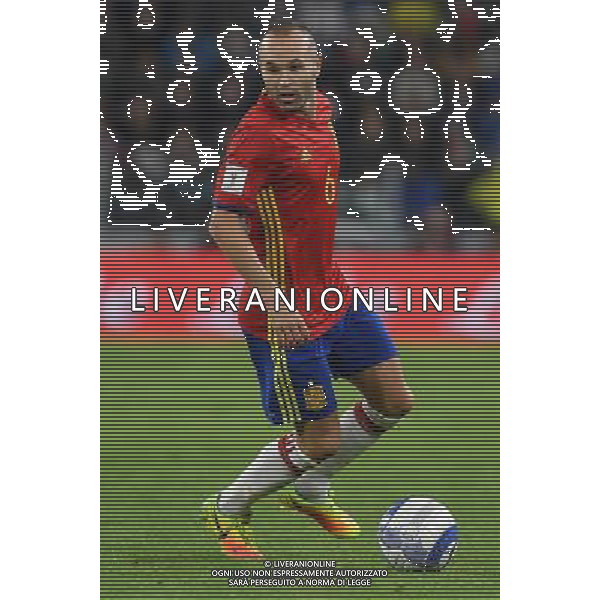 Qualificazioni al Campionato Mondiale FIFA Russia 2018 Gruppo G Torino - 06.10.2016 Italia-Spagna Nella Foto:Iniesta Andreas /Ph.Vitez-Ag. Aldo Liverani