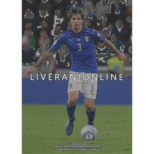 Qualificazioni al Campionato Mondiale FIFA Russia 2018 Gruppo G Torino - 06.10.2016 Italia-Spagna Nella Foto:Romagnoli Alessio /Ph.Vitez-Ag. Aldo Liverani
