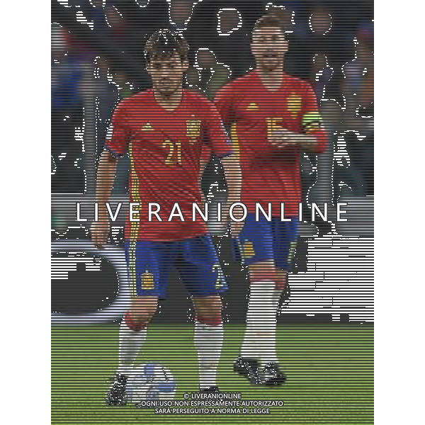 Qualificazioni al Campionato Mondiale FIFA Russia 2018 Gruppo G Torino - 06.10.2016 Italia-Spagna Nella Foto:Silva David /Ph.Vitez-Ag. Aldo Liverani