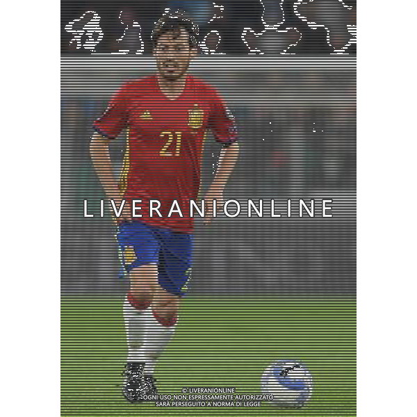 Qualificazioni al Campionato Mondiale FIFA Russia 2018 Gruppo G Torino - 06.10.2016 Italia-Spagna Nella Foto:Silva David /Ph.Vitez-Ag. Aldo Liverani