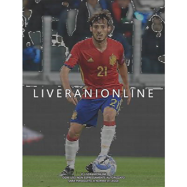 Qualificazioni al Campionato Mondiale FIFA Russia 2018 Gruppo G Torino - 06.10.2016 Italia-Spagna Nella Foto:Silva David /Ph.Vitez-Ag. Aldo Liverani