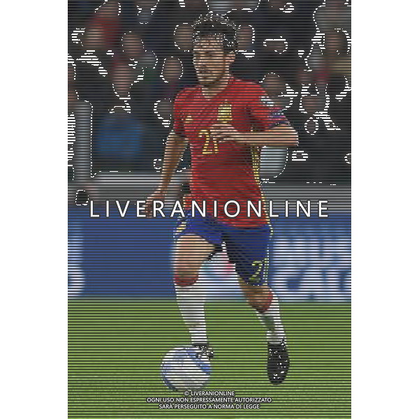 Qualificazioni al Campionato Mondiale FIFA Russia 2018 Gruppo G Torino - 06.10.2016 Italia-Spagna Nella Foto:Silva David /Ph.Vitez-Ag. Aldo Liverani