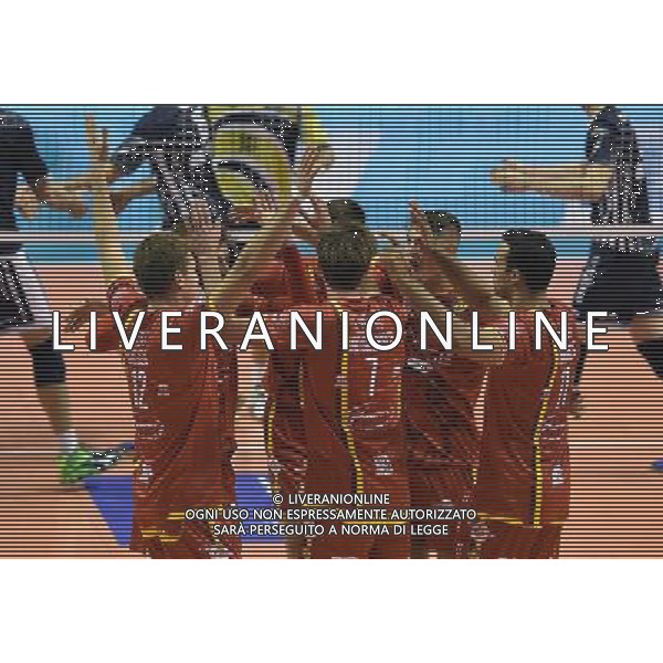 Regular Season SuperLega Volley UnipolSai 2016/2017 2a Giornata Ravenna - 07.10.2016 Brunge Ravenna-Top Volley Latina Nella Foto:Esultanza Ravenna /Ph.Vitez-Ag. Aldo Liverani