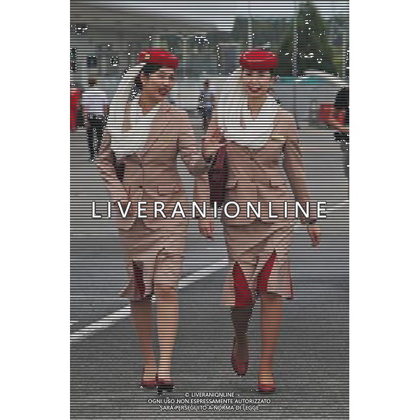 Grid girls. 09.10.2016. Formula 1 World Championship, Rd 17, Japanese Grand Prix, Suzuka, Japan, Race Day. AG ALDO LIVERANI SAS ONLY ITALY