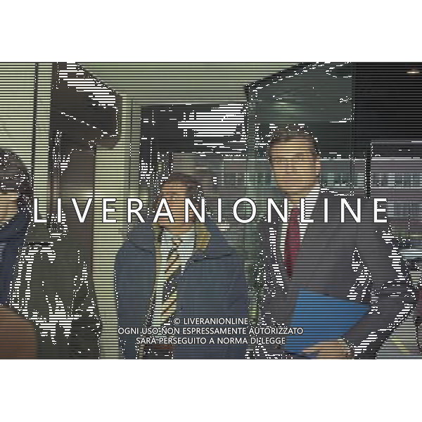 MILANO 10-02-1998 LEGA CALCIO RIUNIONE DEI PRESIDENTI DI SERIE A E B IN VIA ROSSELLINI NELLA FOTO GIACINTO FACCHETTI E PREDEVAL AG ALDO LIVERANI SAS