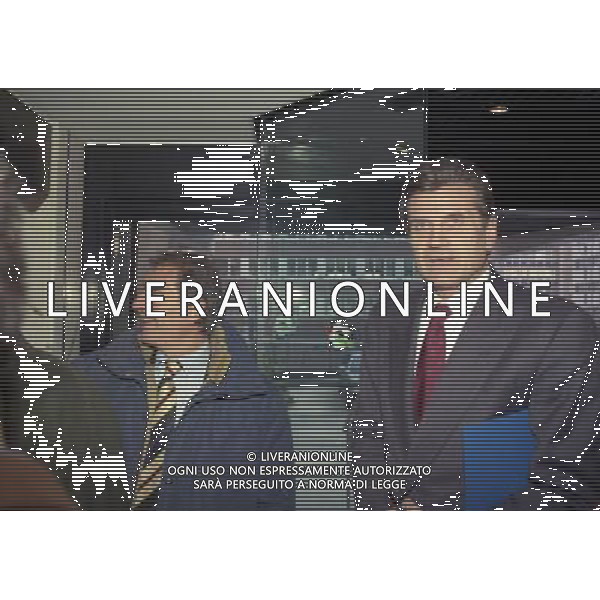 MILANO 10-02-1998 LEGA CALCIO RIUNIONE DEI PRESIDENTI DI SERIE A E B IN VIA ROSSELLINI NELLA FOTO GIACINTO FACCHETTI E PREDEVAL AG ALDO LIVERANI SAS