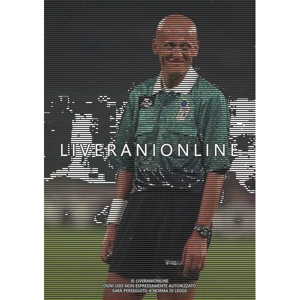 08-09-1998 TORINO MILAN COPPA ITALIA NELLA FOTO ARBITRO PIERLUIGI COLLINA AG ALDO LIVERANI SAS
