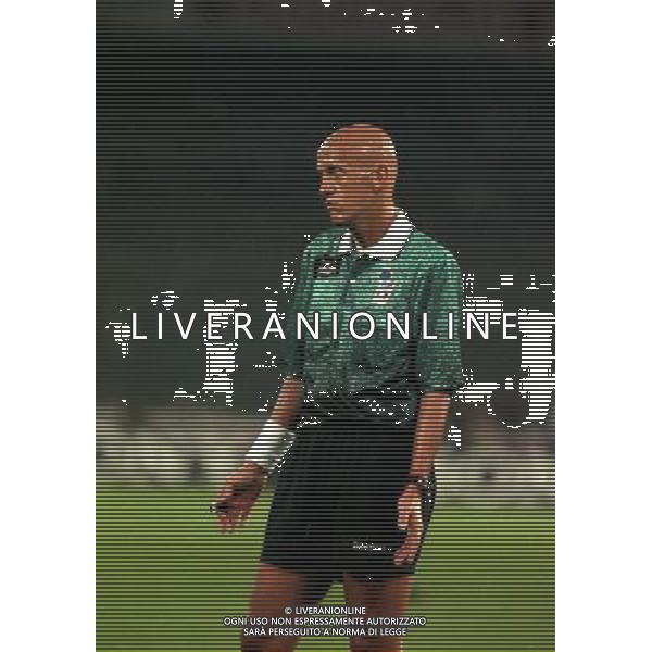 08-09-1998 TORINO MILAN COPPA ITALIA NELLA FOTO ARBITRO PIERLUIGI COLLINA AG ALDO LIVERANI SAS