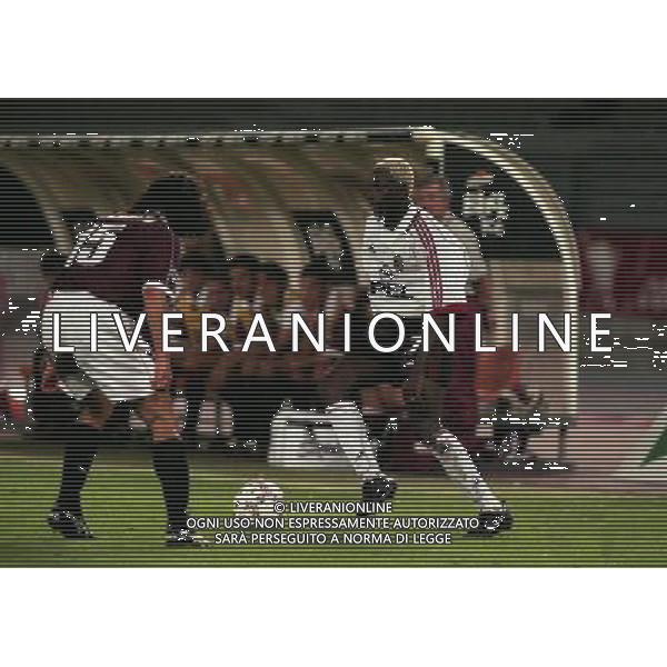 08-09-1998 TORINO MILAN COPPA ITALIA NELLA FOTO IBRAHIM BA AG ALDO LIVERANI SAS