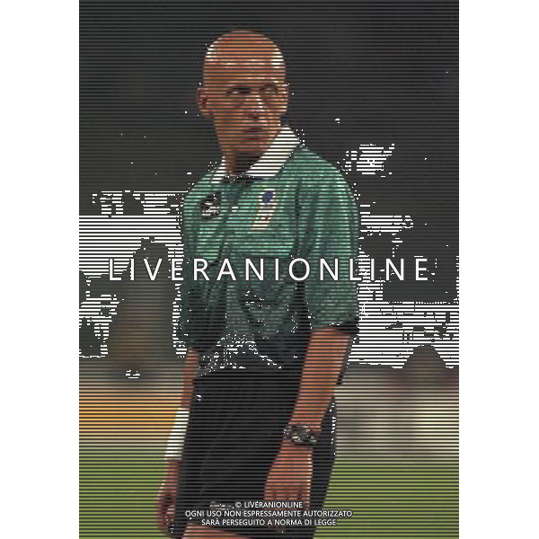 08-09-1998 TORINO MILAN COPPA ITALIA NELLA FOTO ARBITRO PIERLUIGI COLLINA AG ALDO LIVERANI SAS