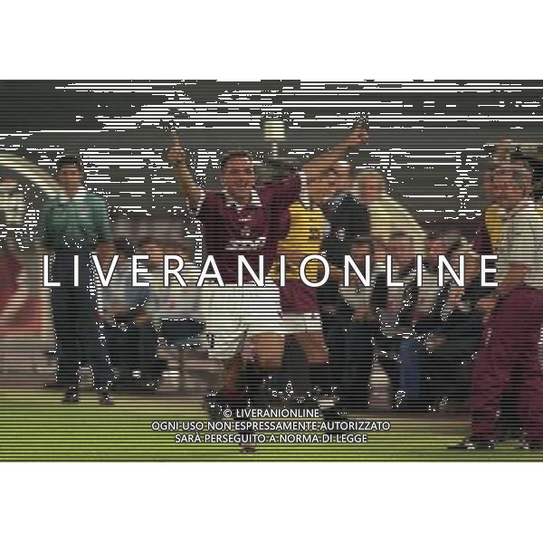08-09-1998 TORINO MILAN COPPA ITALIA NELLA FOTO MARCO FERRANTE AG ALDO LIVERANI SAS