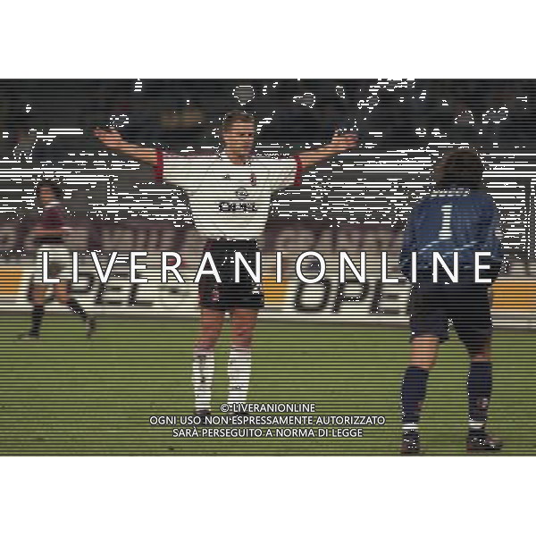 08-09-1998 TORINO MILAN COPPA ITALIA NELLA FOTO OLIVER BIERHOFF AG ALDO LIVERANI SAS