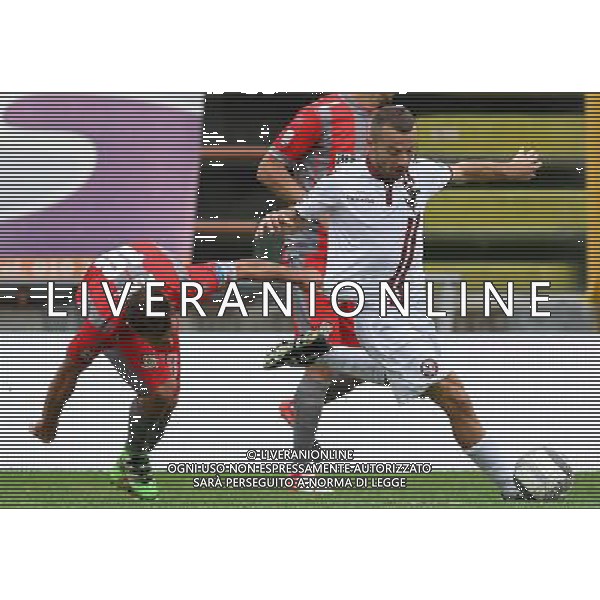 Campionato di Calcio Lega Pro Girone A 2016/2017 8a Giornata Cremona - 09.10.2016 Cremonese-Arezzo Nella Foto:de feudis pesce /Ph.Vitez-Ag. Aldo Liverani