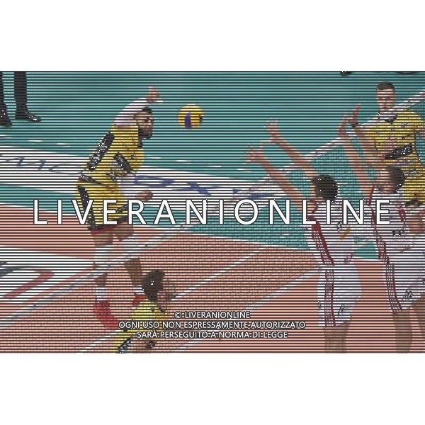 Busto Arsizio (VA) 9-10-2016 Pala Yamamay Campionato SuperLega UnipolSai Revivre Milano vs Azimut Modena nella foto attacco di Ngapeth E. foto Roberto Garavaglia - ag. Aldo Liverani sas