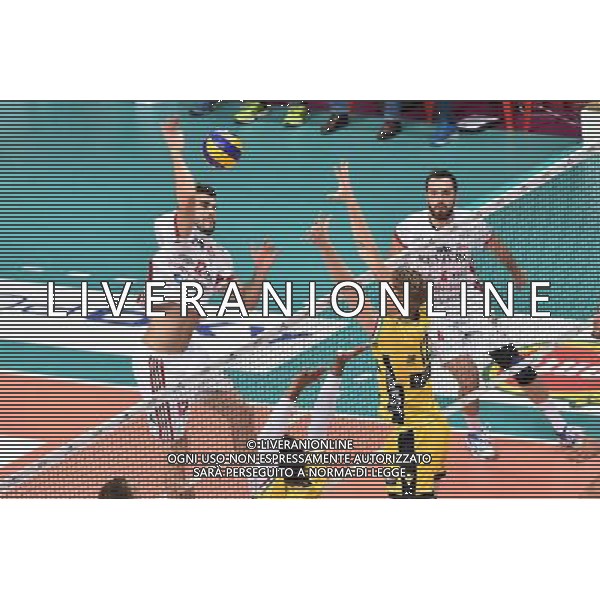 Busto Arsizio (VA) 9-10-2016 Pala Yamamay Campionato SuperLega UnipolSai Revivre Milano vs Azimut Modena nella foto attacco di Galassi foto Roberto Garavaglia - ag. Aldo Liverani sas