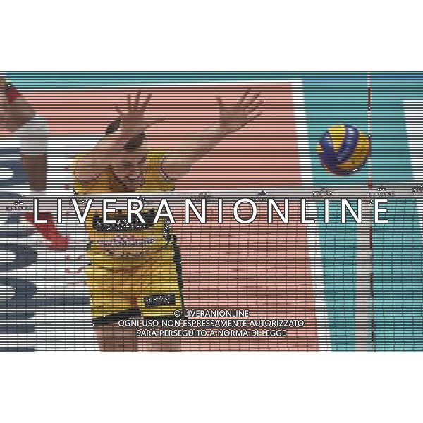 Busto Arsizio (VA) 9-10-2016 Pala Yamamay Campionato SuperLega UnipolSai Revivre Milano vs Azimut Modena nella foto Brian Cook (Azimut Modena) foto Roberto Garavaglia - ag. Aldo Liverani sas